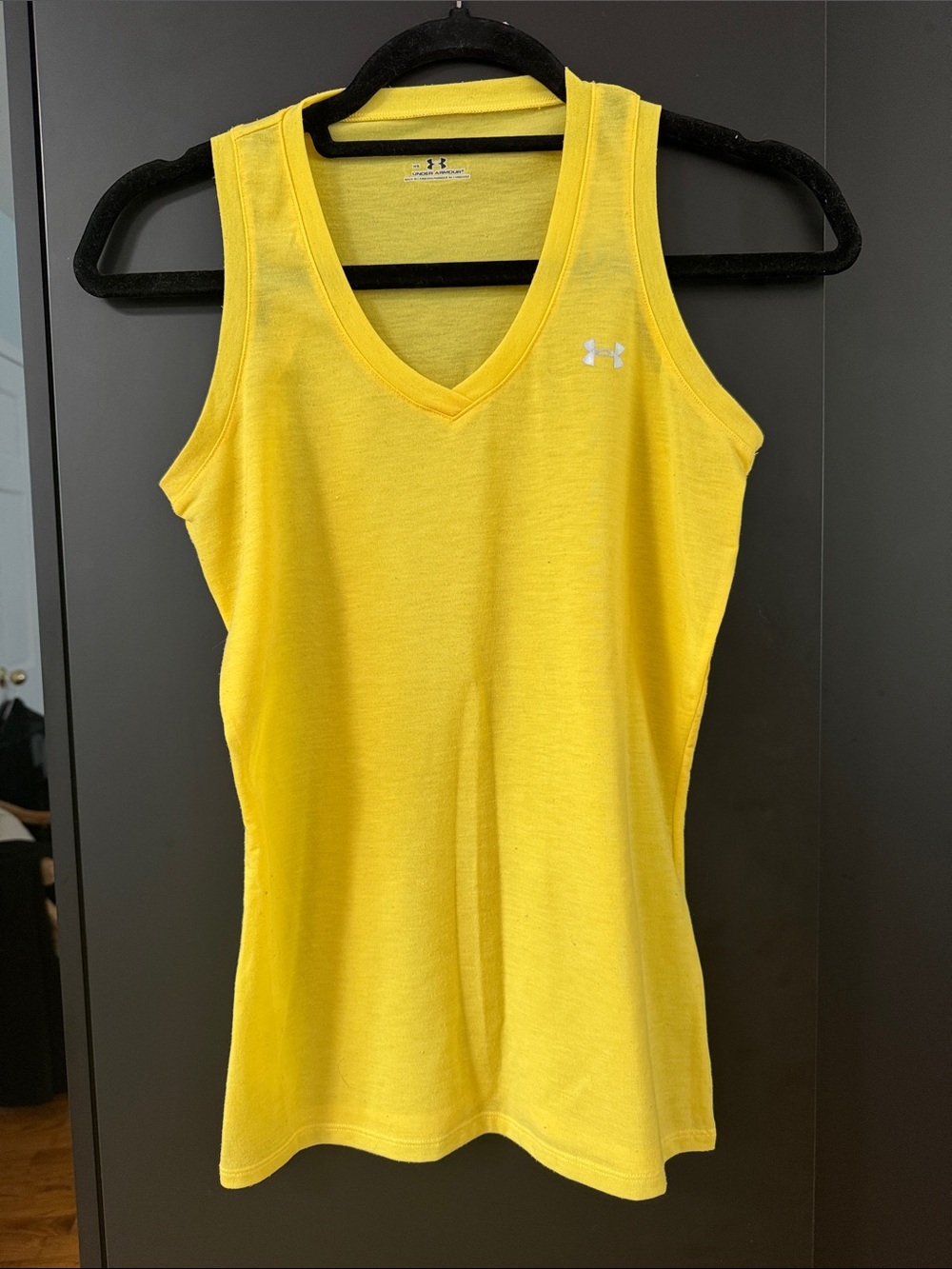 Under Armour Yellow V-Neck Tank